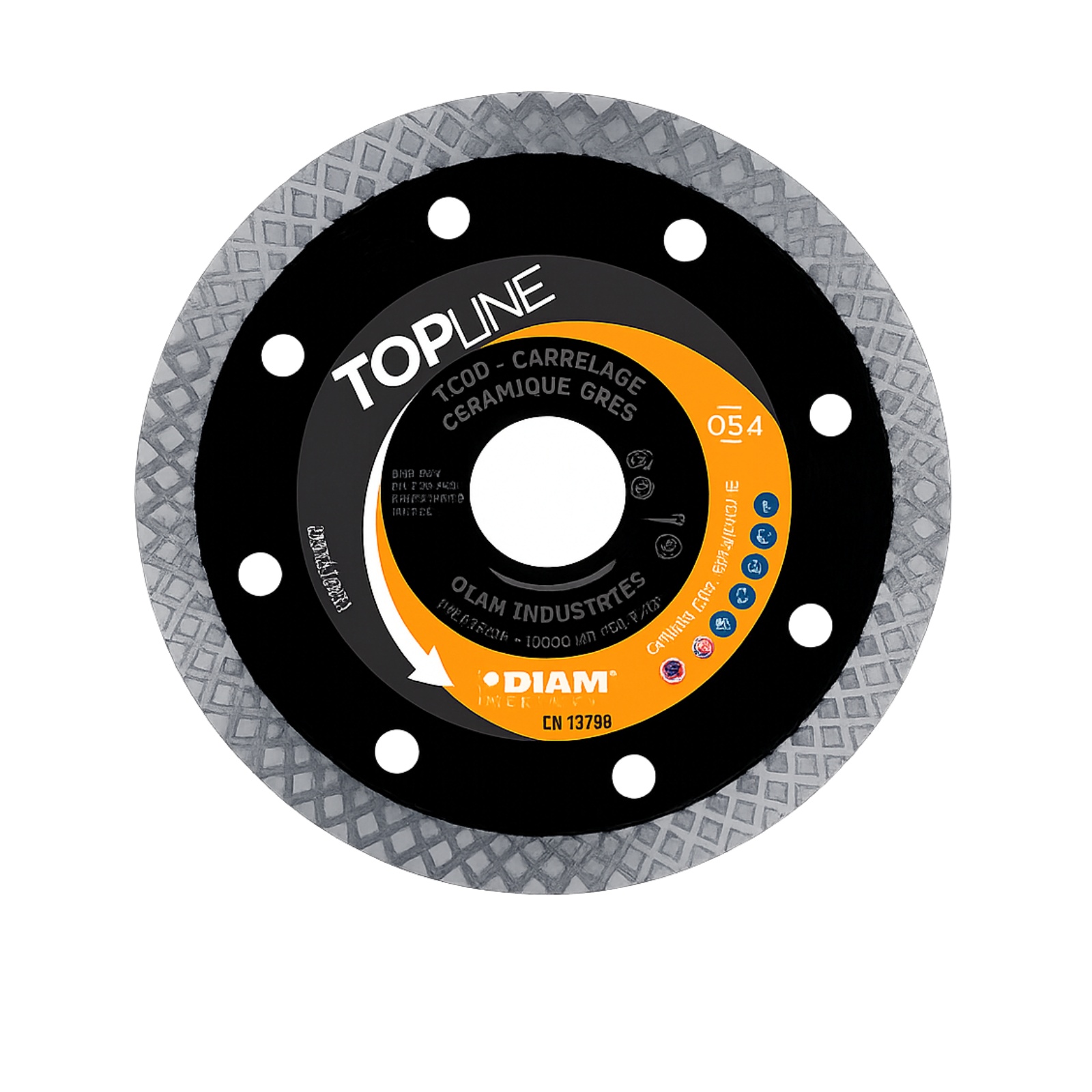 Diamant- Trennscheibe TOPLINE FC90, 115-125mm