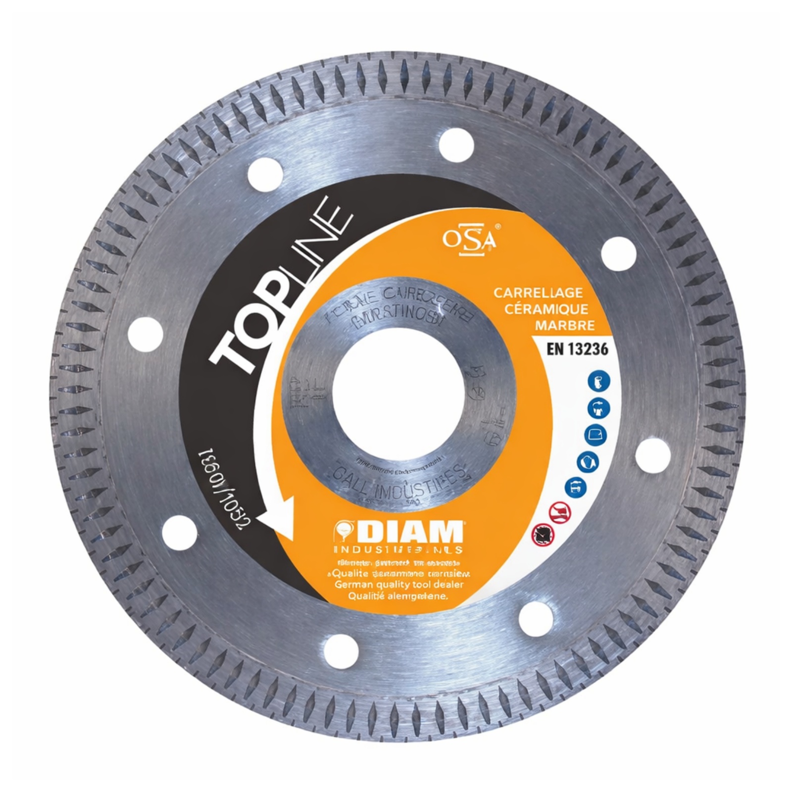 Diamant- Trennscheibe TOPLINE FC92, 115-125mm