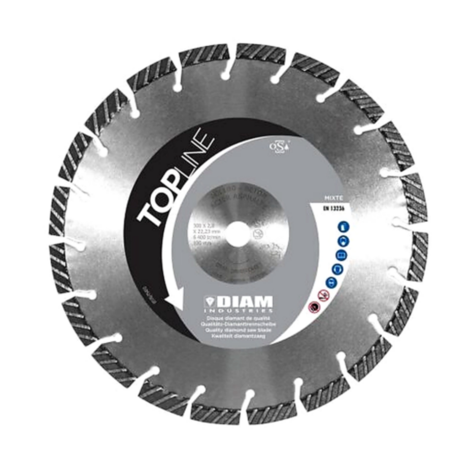 Diamant- Trennscheibe TOPLINE MX100 230-350mm