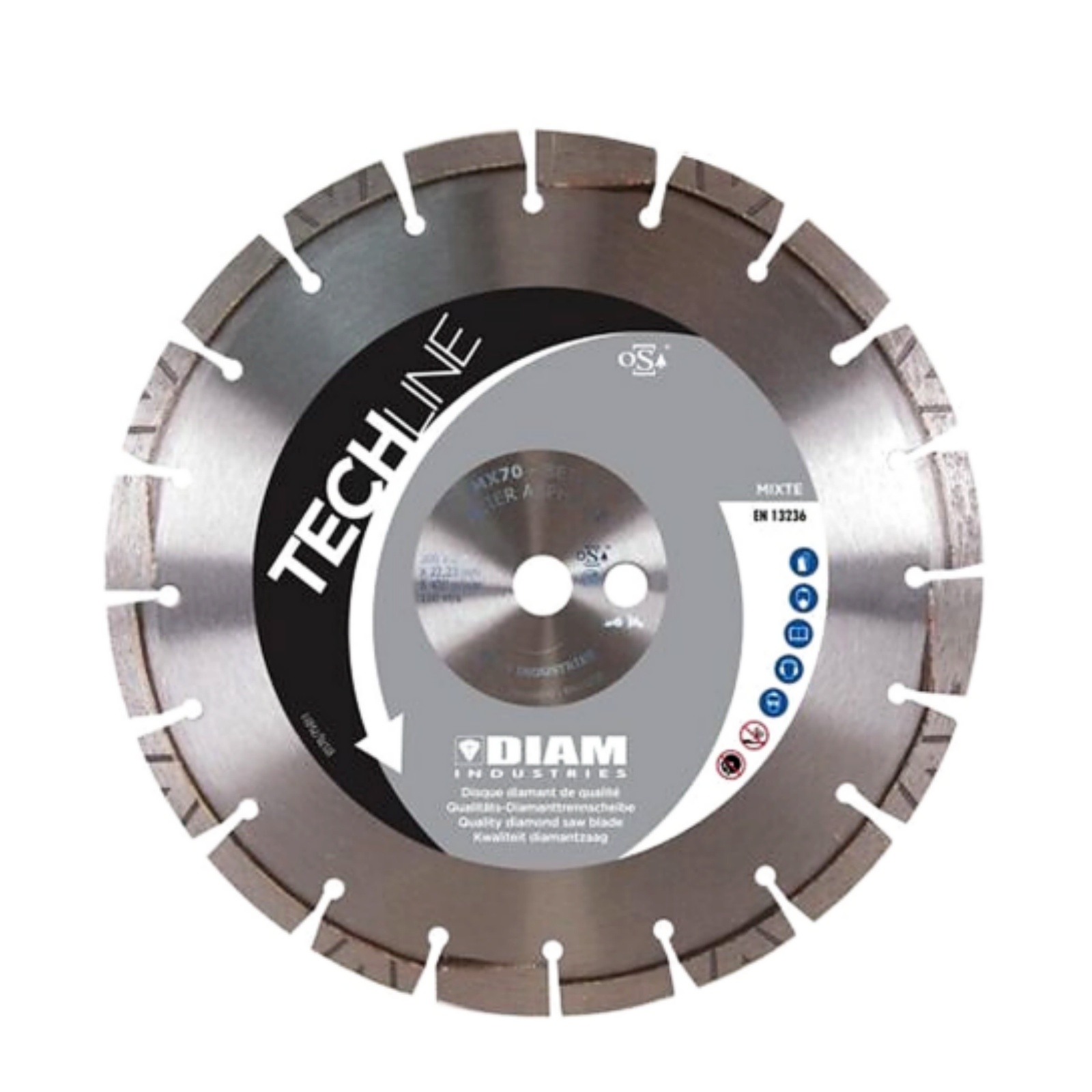 Diamant- Trennscheibe TECHLINE MX70 300-350mm