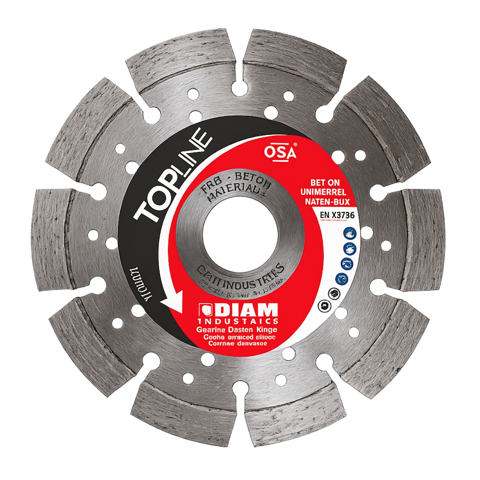 Diamant- Trennscheibe TOPLINE TRB 125-180mm