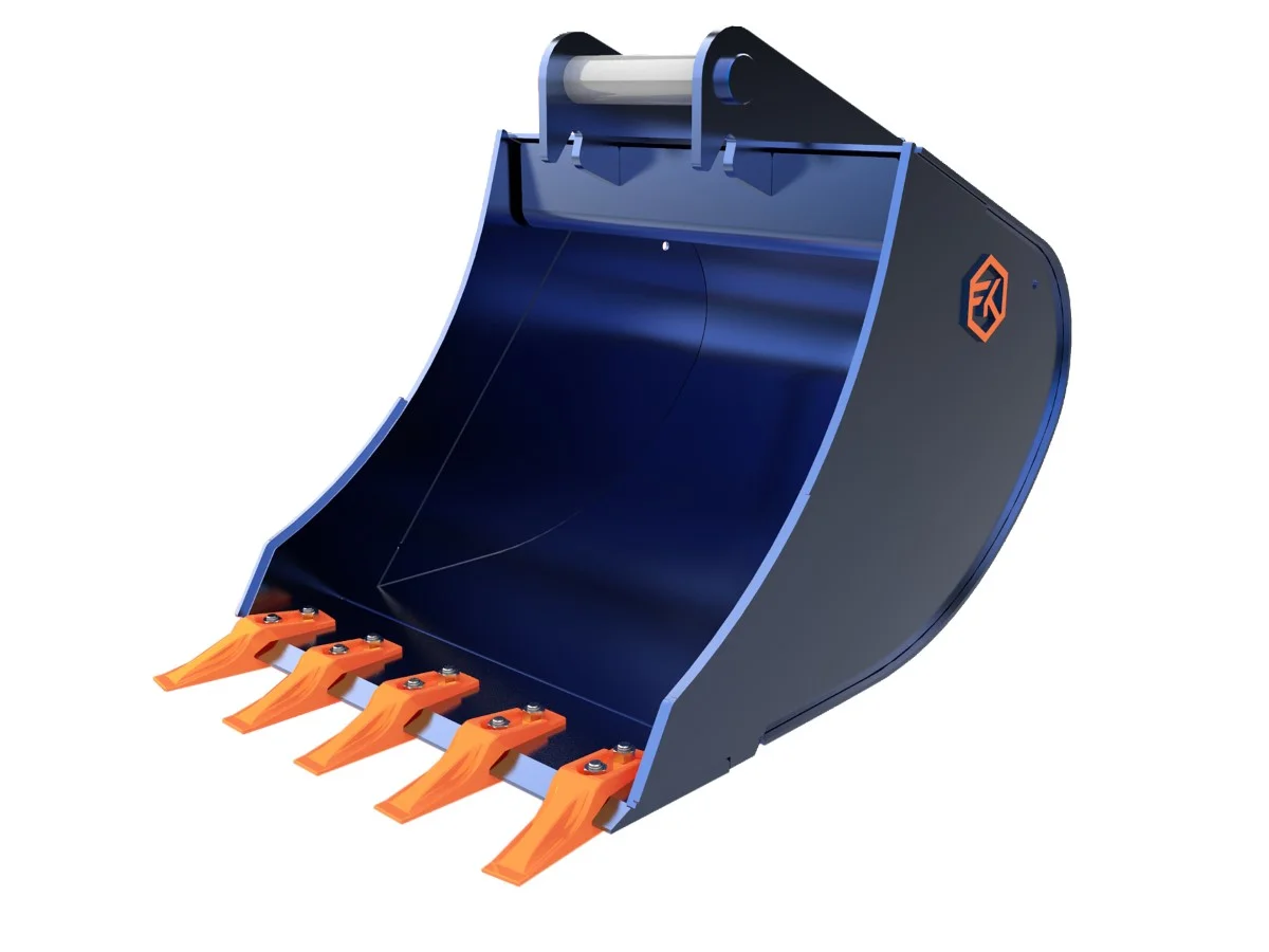 Tieflöffel MS03 mit Zähne EBD FK Machinery 3,5-5,0T 30-80cm